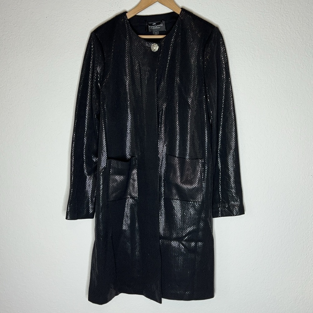 St. John Sequin Evening Coat